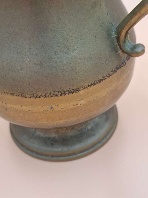 Vintage Belgian Messing Pitcher/Jug - Beautiful patina and versatile as Vase - 19cm High