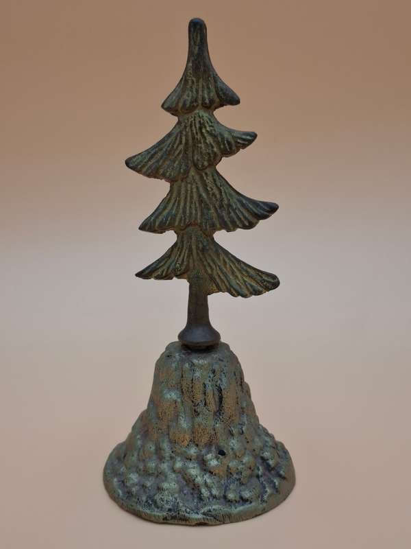 Vintage Brass Christmas Tree Bell