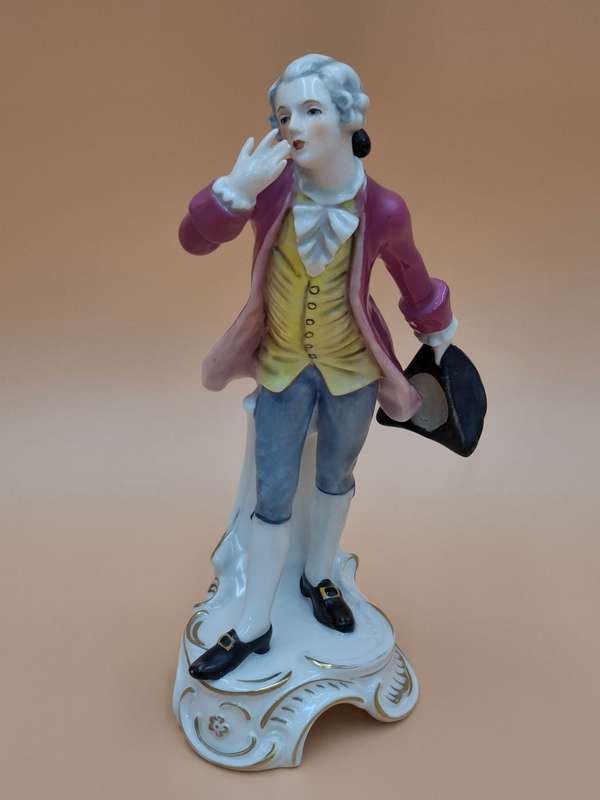 Vintage Goebel Porcelain Figurine - West Germany - Gentleman bowing