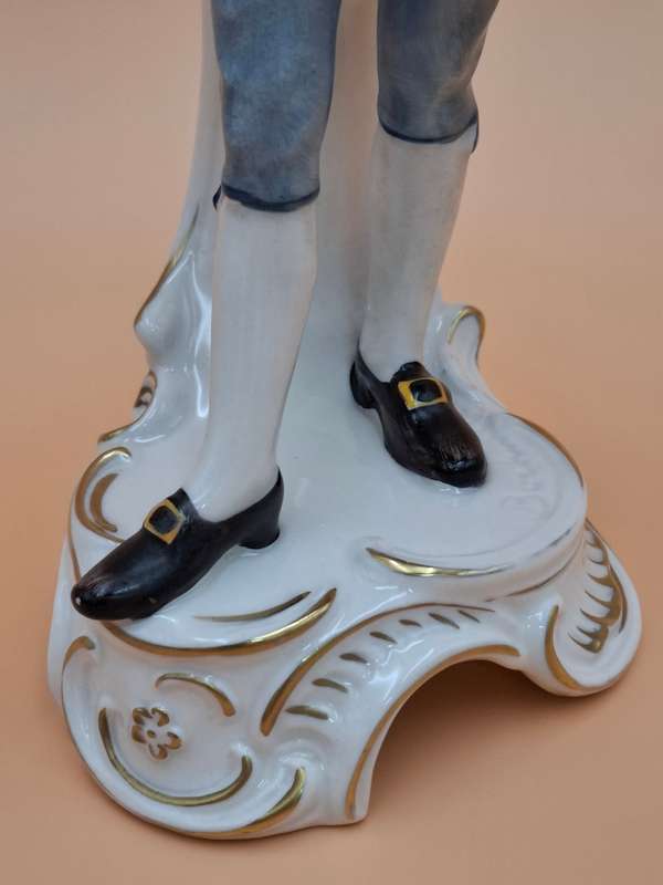 Vintage Goebel Porcelain Figurine - West Germany - Gentleman bowing