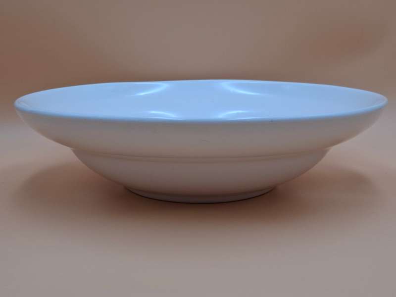 White Ceramic Salad Serving Bowl - Large - 35.5cm diameter - versatile use