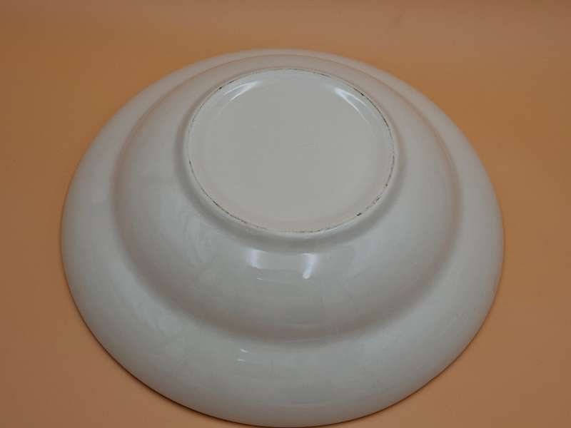 White Ceramic Salad Serving Bowl - Large - 35.5cm diameter - versatile use