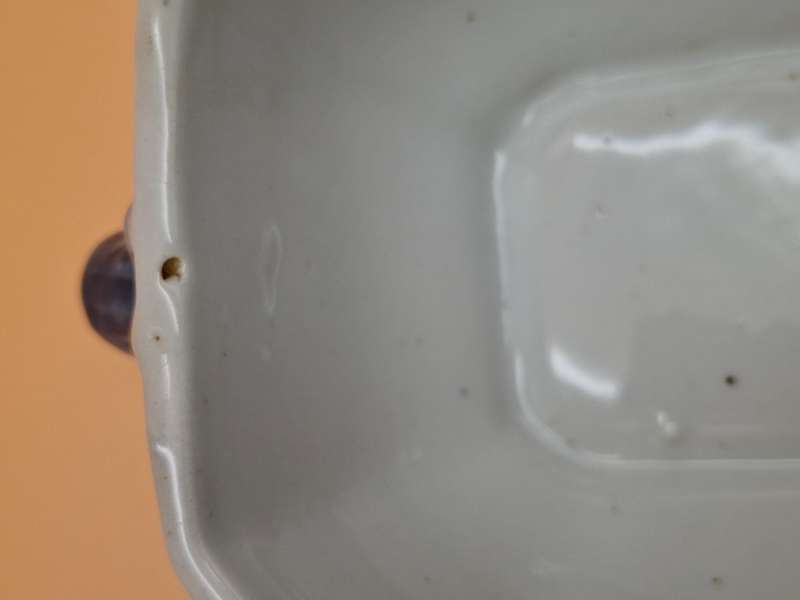 Vintage Victorian Ironstone Blue & White Tureen Dish with Lid & Serving Plate