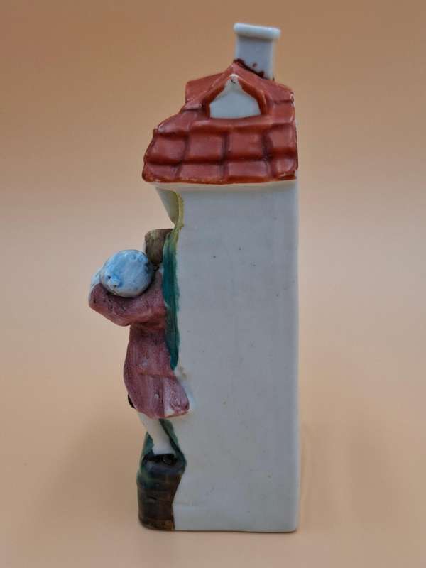 Vintage Ceramic Miniature Building - Savings Bank - Collectable