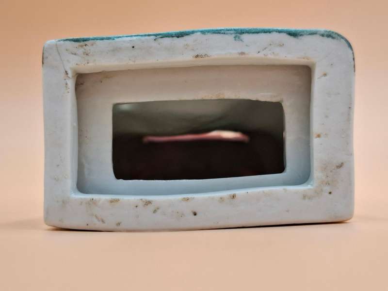 Vintage Ceramic Miniature Building - Savings Bank - Collectable