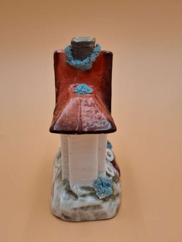 Vintage Porcelain "Gothic" Cottage with Chelsea Gold Anchor Marking