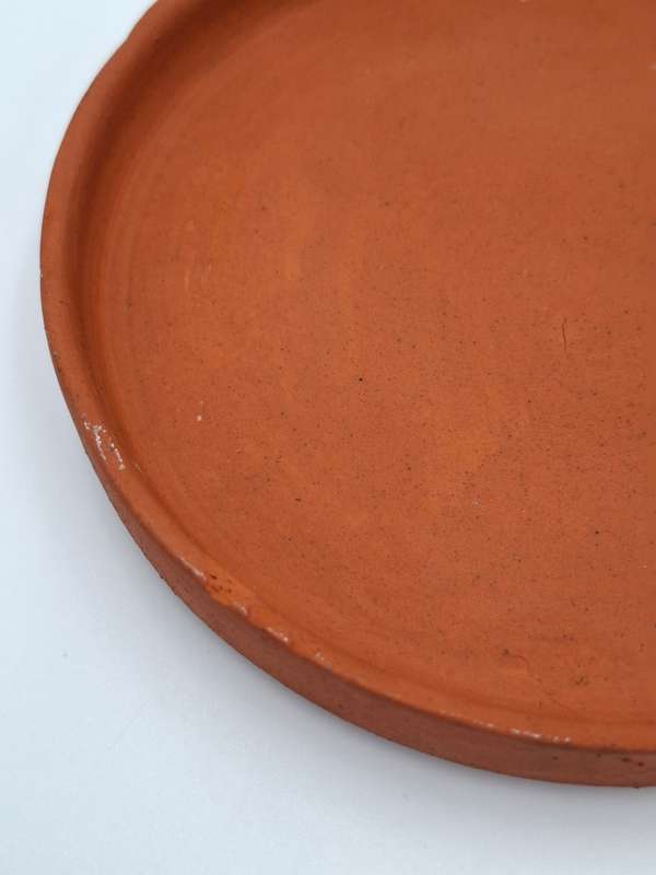 Terracotta Water Jug with Cup & Drip Tray - A Rustic match