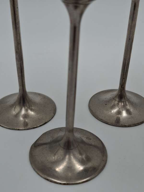 Antique Silver Plated Liqueur Goblets - 12cm H in Great Condition