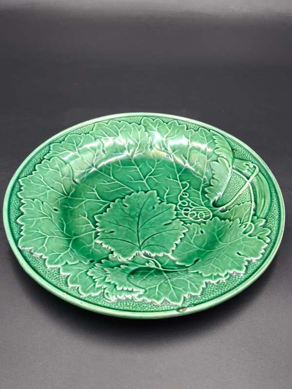 Antique Trio Plates - Wedgwood / Villeroy & Boch / Thomas Dimmock - Vibrant Colours