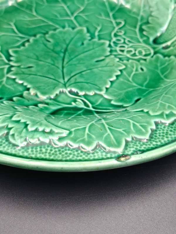 Antique Trio Plates - Wedgwood / Villeroy & Boch / Thomas Dimmock - Vibrant Colours