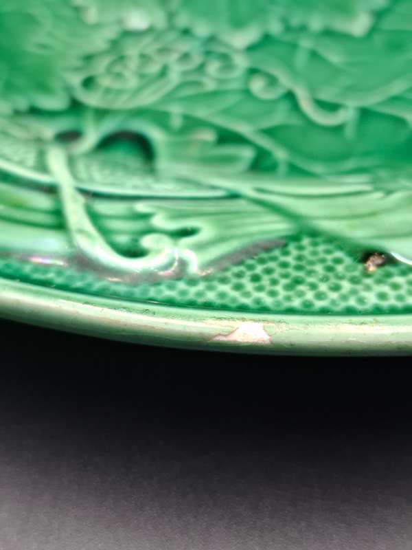 Antique Trio Plates - Wedgwood / Villeroy & Boch / Thomas Dimmock - Vibrant Colours