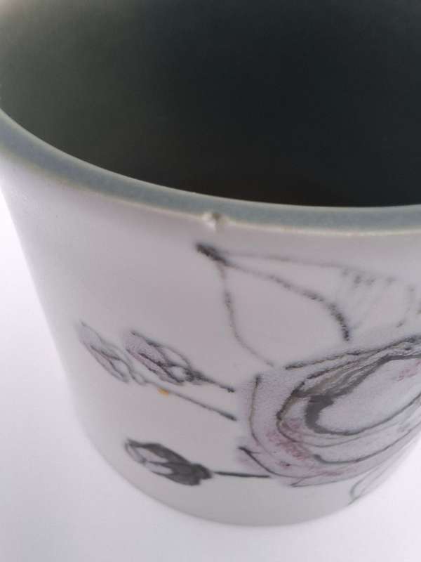 Vintage Arabia HLA Helsinki Flower Design - Small Vase Hand-painted - part of a series