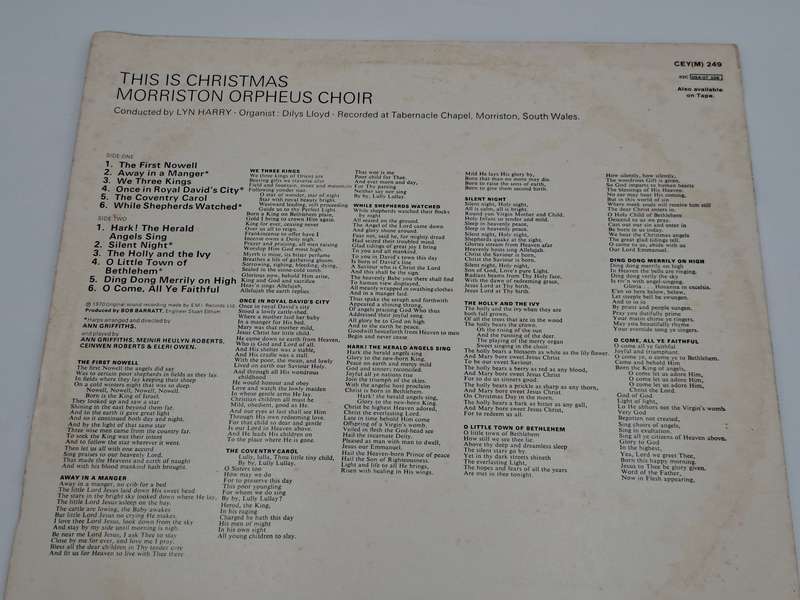Vintage Christmas Vinyl Records