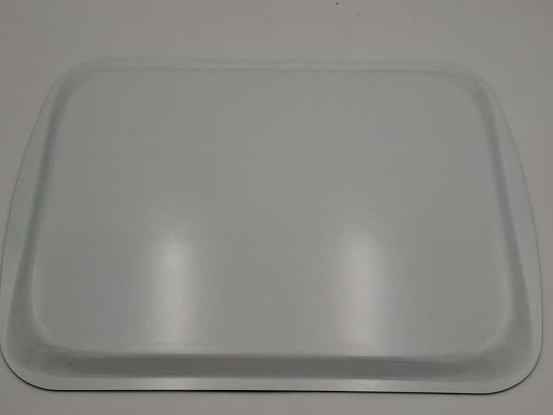 Pair of Festive Serving Trays - Raspberry & Cherry Pattern - Small 40cm L & Large 50cm L (Melamine)