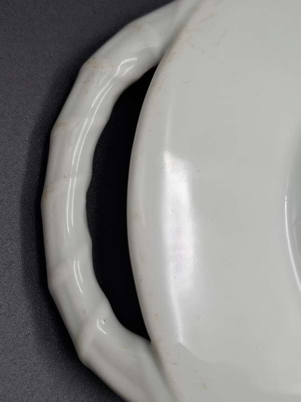 Rosenthal Bavaria Oval Serving Platter - Birds & Floral Design - beautiful Rope Themed Style Handles