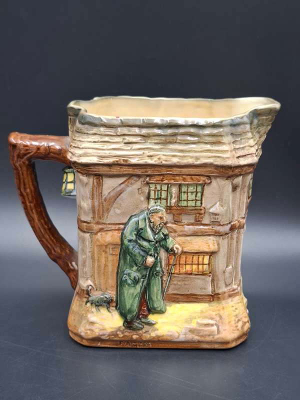 Vintage Royal Doulton Oliver Twist Pitcher/Jug - Made in England - Detailed and Whimsical
