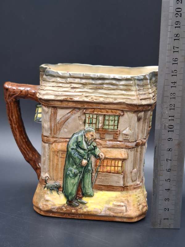 Vintage Royal Doulton Oliver Twist Pitcher/Jug - Made in England - Detailed and Whimsical