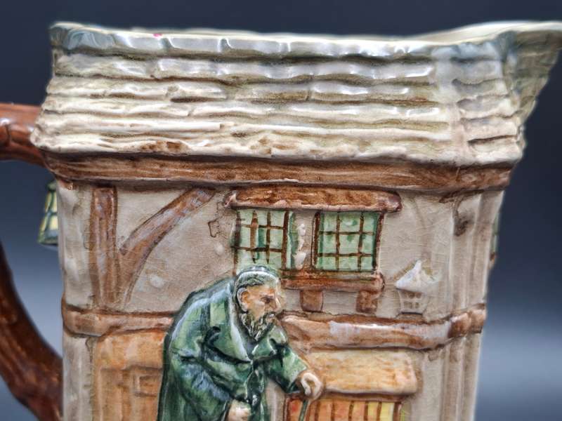 Vintage Royal Doulton Oliver Twist Pitcher/Jug - Made in England - Detailed and Whimsical