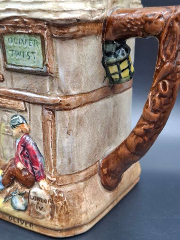 Vintage Royal Doulton Oliver Twist Pitcher/Jug - Made in England - Detailed and Whimsical