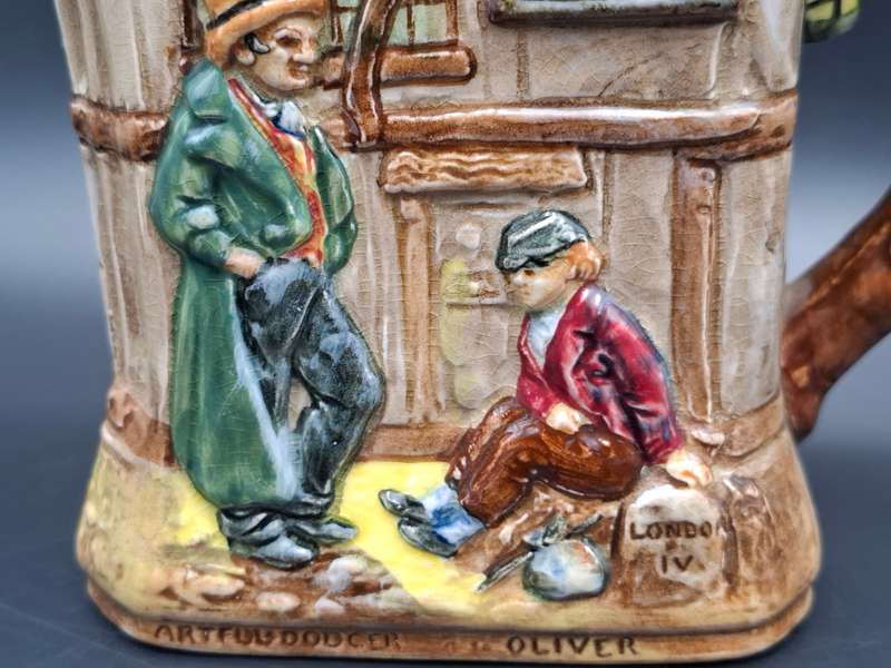 Vintage Royal Doulton Oliver Twist Pitcher/Jug - Made in England - Detailed and Whimsical
