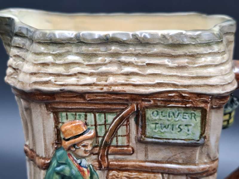 Vintage Royal Doulton Oliver Twist Pitcher/Jug - Made in England - Detailed and Whimsical