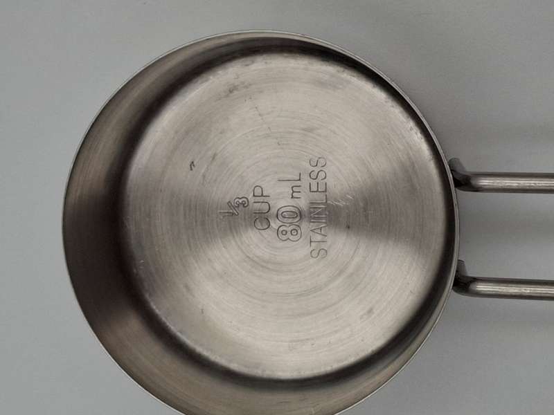 Stainless Steel Measuring Cup Set x 4 - 1/4, 1/3, 1/2, 1 cup