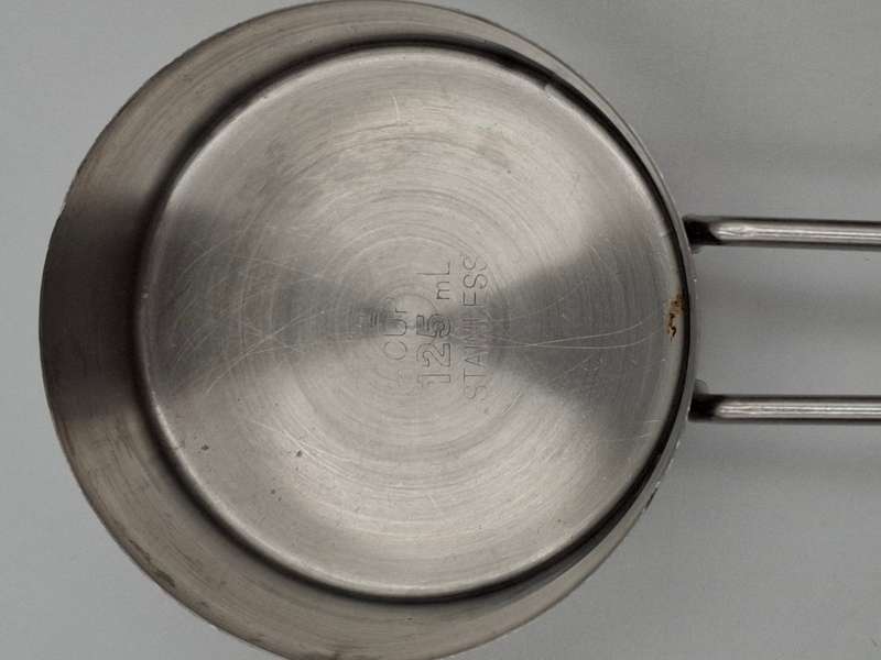 Stainless Steel Measuring Cup Set x 4 - 1/4, 1/3, 1/2, 1 cup