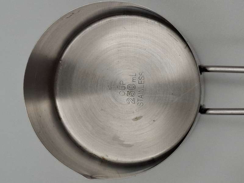Stainless Steel Measuring Cup Set x 4 - 1/4, 1/3, 1/2, 1 cup