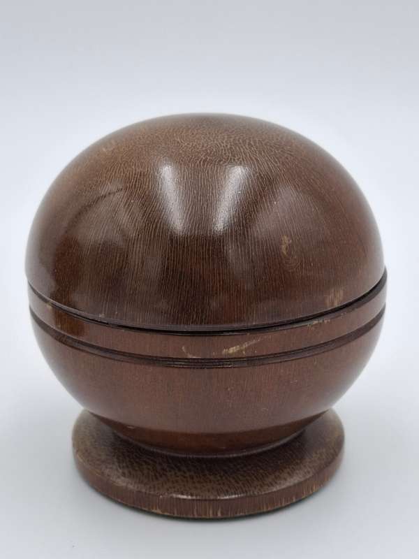 Vintage Stinkwood Pen holder & Trinket Holder