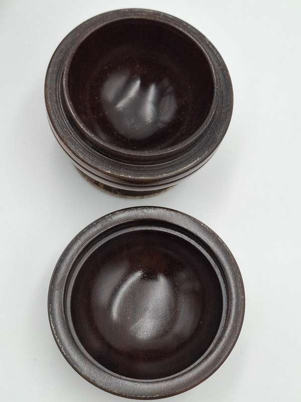 Vintage Stinkwood Pen holder & Trinket Holder