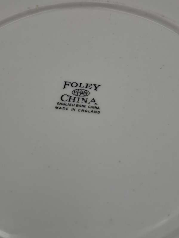 Vintage Foley Square Fine Bone China - Made in England - Beautiful Gold Trim on Edges