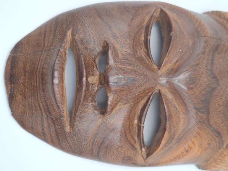 African Tribal Face Mask - Hand Carved - 35cm high