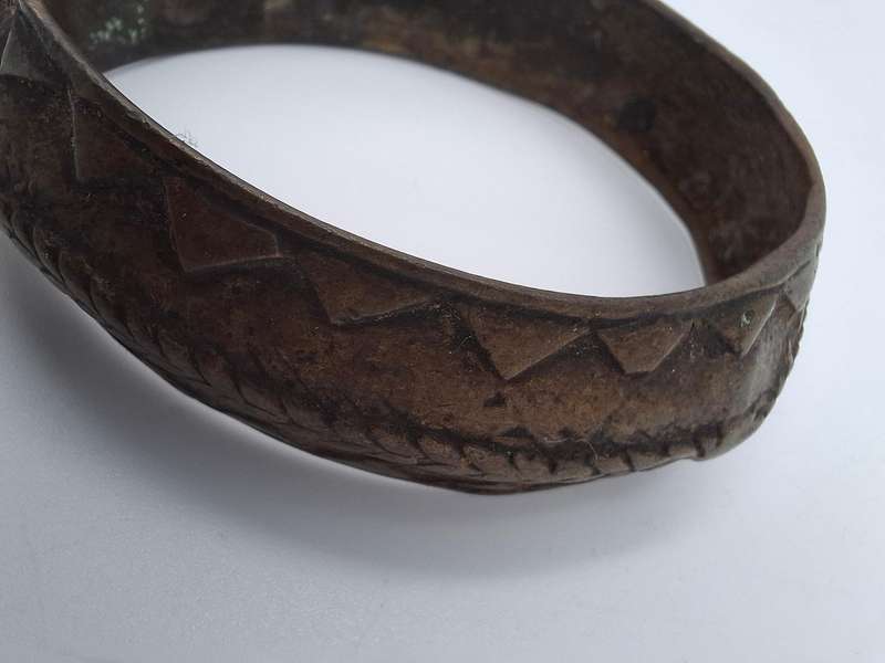 Antique Bronze/Brass Armband - 9cm diameter - A Collectible with History