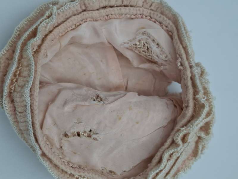 Vintage Porcelain Doll with Crocheted Dress - Unique Tea Cozy