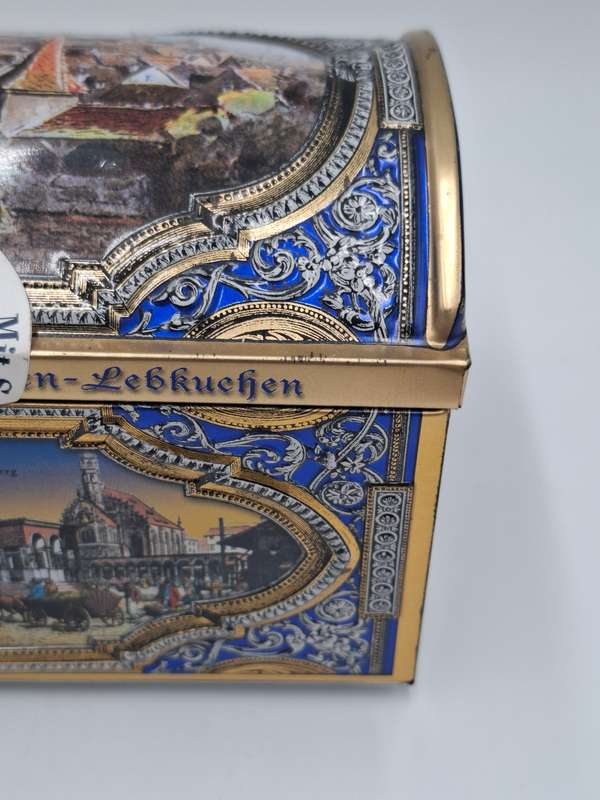 Vintage German Gingerbread Musical Tin