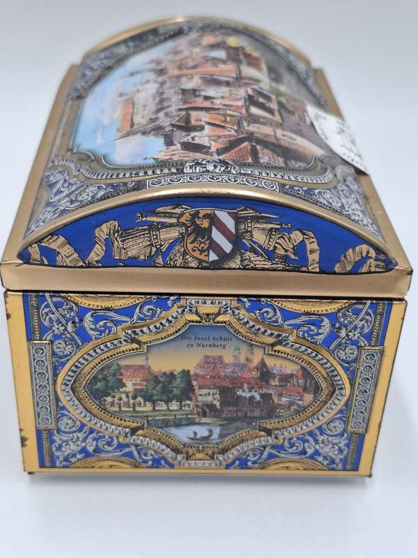 Vintage German Gingerbread Musical Tin