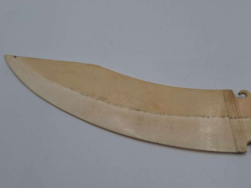 Vintage Bone Letter Opener - Beautiful carving