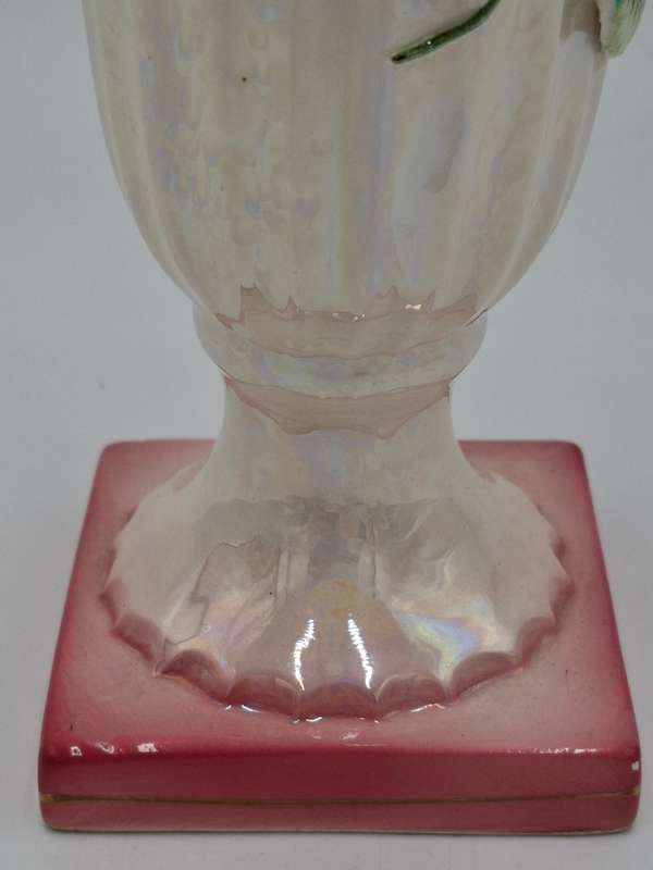 Vintage Norcrest Pink Iridescent Vase - Mid-Century - Great Condition