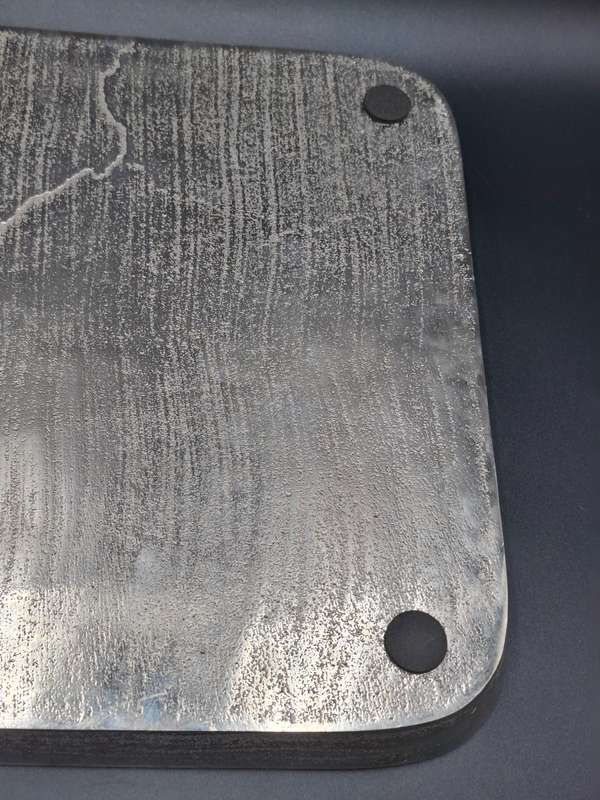 Hand Cast Caso Moro Style Square Tray - Oriental Style