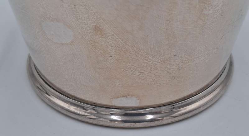 Vintage PH Vogel & Co Silver Plated Champagne Cooler - Detailed Lion's Head Ring Handles