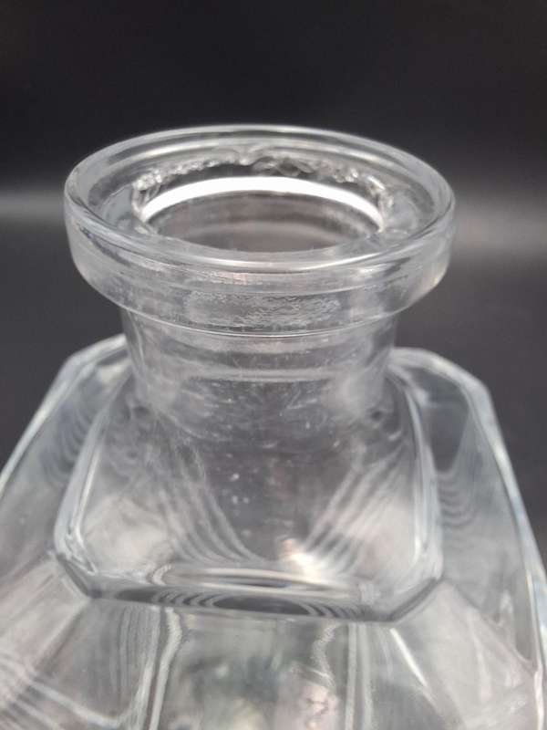 Vintage French Lead Crystal Decanter Pair with Stoppers - Sophisticated & Functional