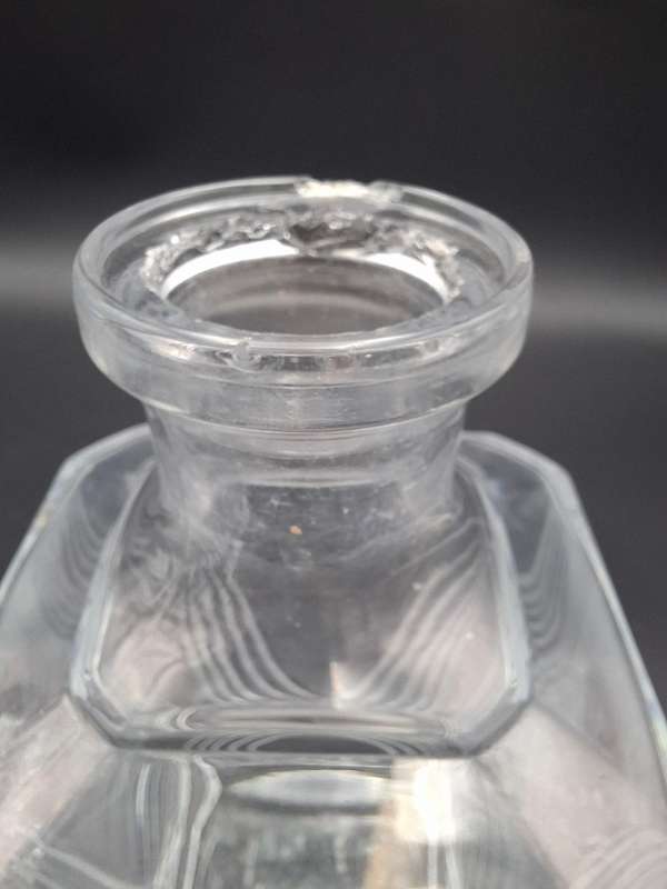 Vintage French Lead Crystal Decanter Pair with Stoppers - Sophisticated & Functional