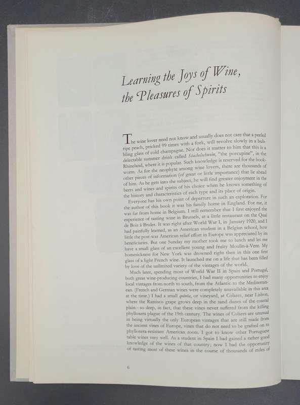 Foods of the World- Wine and Spirits by Alec Waugh - Series of 13 Collectables