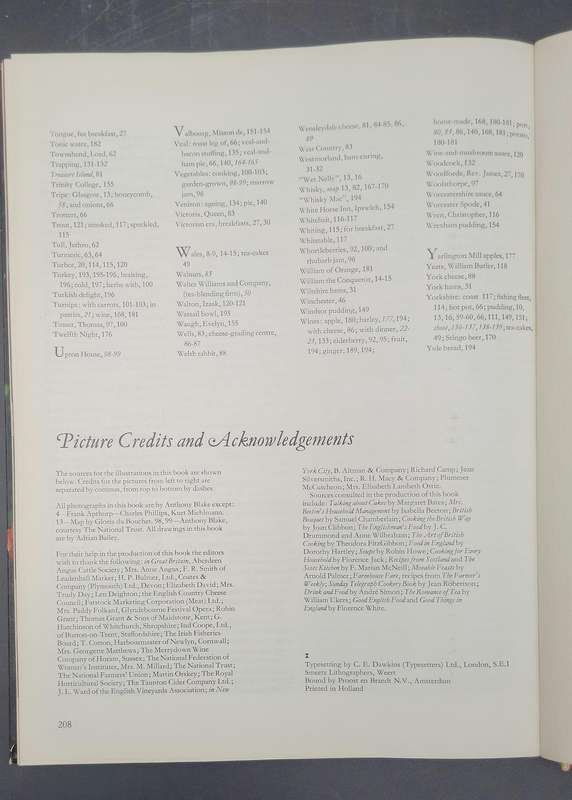 Foods of the World- The Cooking of the British Isles by Adrian Bailey - Series of 13 Collectables