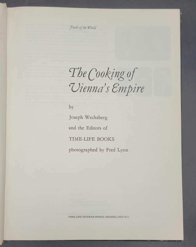 Foods of the World- The Cooking of Vienna's Empire by Joseph Wechsberg - Series of 13 Collectables