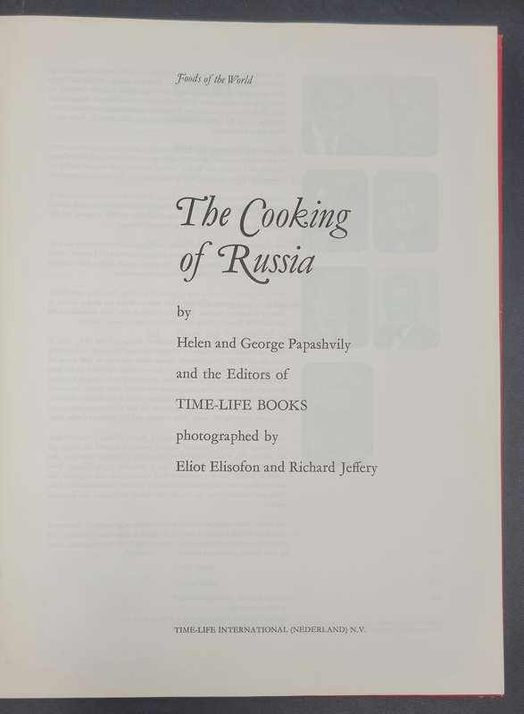Foods of the World-The Cooking of Russsia by Helen and George Papashvily-Series of 13 Collectables