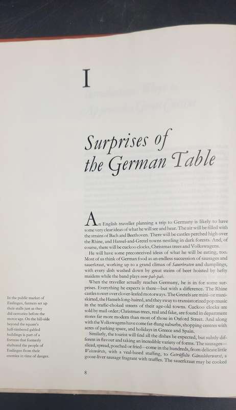 Foods of the World - The Cooking of Germany by Nika Standen Hazelton - Series of 13 collectables