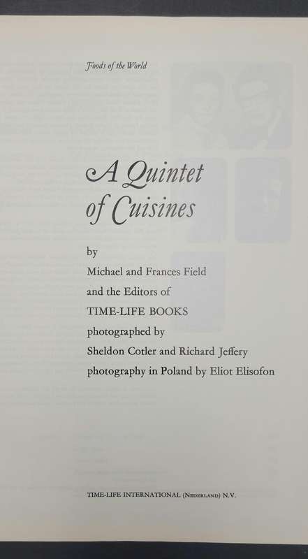 Foods of the World - A Quintet of Cuisines by Michael and Frances Field - Series of 13 collectables