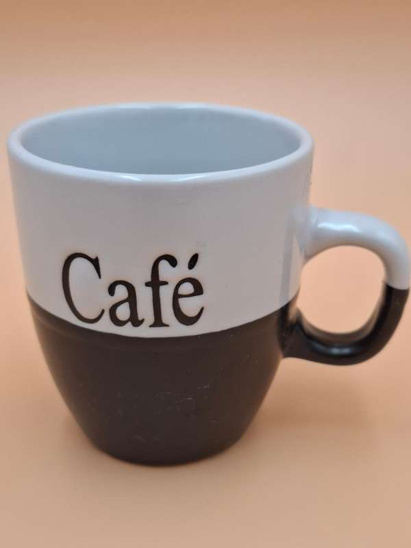 Duo "Cafe" Coffee Cups by Sinkin - Perfect Condition
