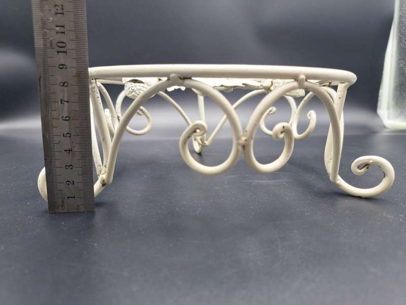 Vintage Metal Plant/Pot/Cake Stand Pair - Versatile and Solid